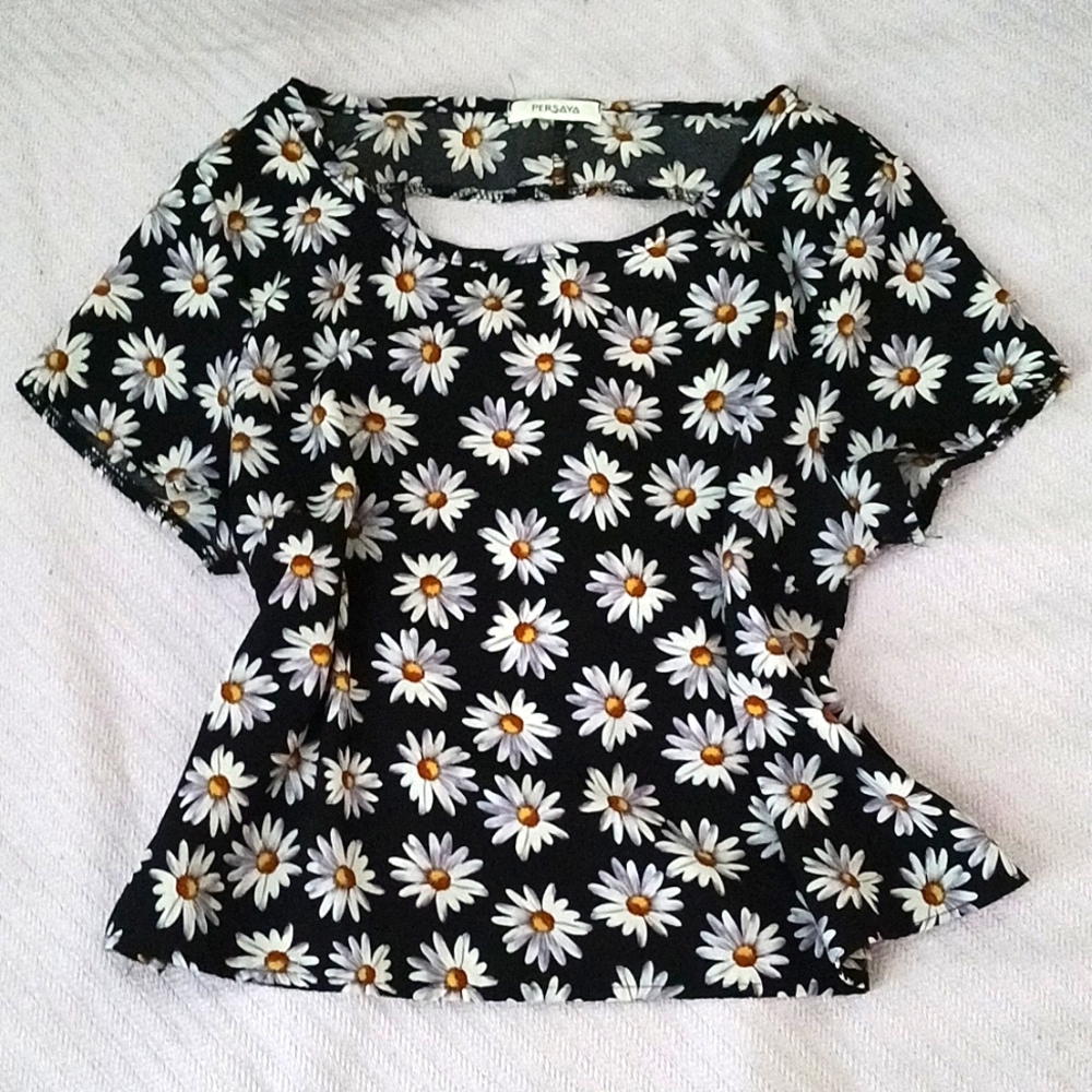 Persaya Flower Print Top